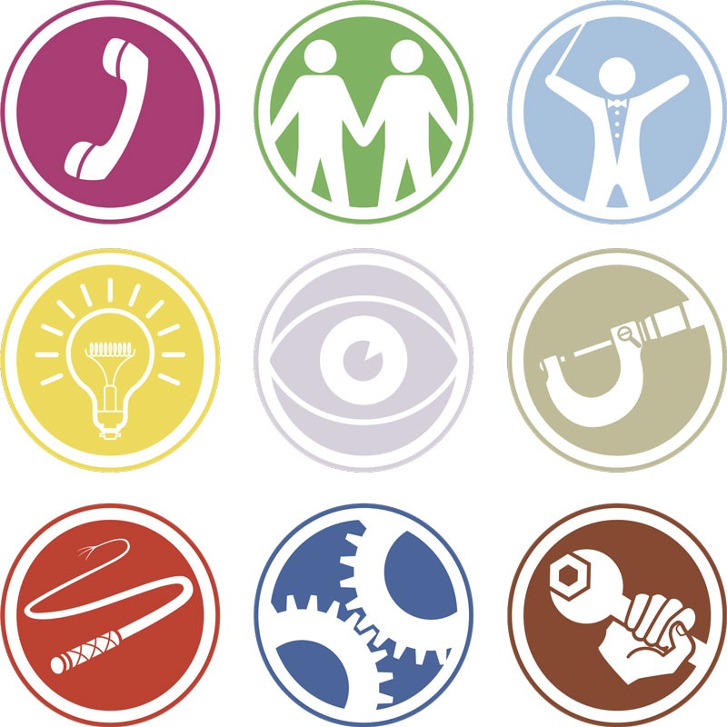 FUNDAMENTAL TRAINING & DEVELOPMENT 3 Belbin Roles infographic